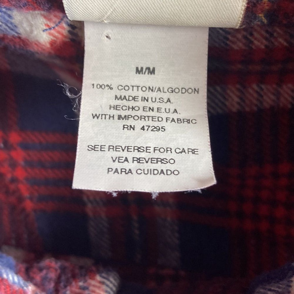 Vintage Mens Medium Ozark Trail Flannel Shirt - Picture 4 of 8